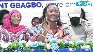 TOURNEE DE REMERCIEMENTS DE MME NADY GBAGBO ETAPE DE ABOBO [upl. by Nahtanaj848]