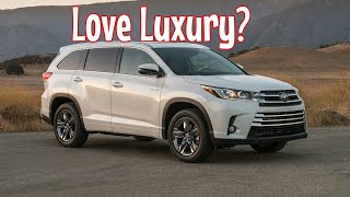 2017  2018 Toyota Highlander Limited AWD Review and In Depth Tutorial Best Toyota SUV 3rd Row [upl. by Dorcea]