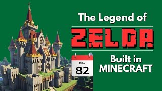 I Built the Original Legend of Zelda Map in Minecraft Survival Mode  Day 82 [upl. by Barthold25]