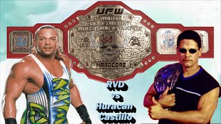 UFW  Huracan Castillo vs RVD  Hardcore Championship wwe2k24 wwc [upl. by Annair]