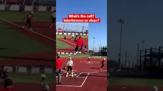 Questionable interference call 12u softball softball softballgame baseball [upl. by Artim]