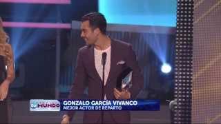 Premio Mejor Actor de Reparto 2013 Gonzalo García Vivanco PremiosTuMundo [upl. by Nimaynib]