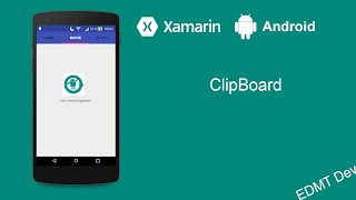 Xamarin Android Tutorial  Clipboard [upl. by Anesuza]