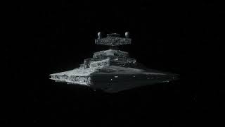 Star Destroyer Arrival Blender Animation [upl. by Korman]