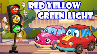 Red yellow green light 🚦  Kids amp Nursery Rhymes  Sing Along Song  Animated [upl. by Tavi]