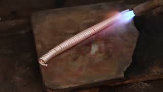 Tutorial How to make a cuban chain from copper wire [upl. by Caron]