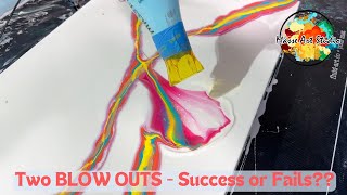 Blow Out Tutorial for beginners including recipe and what not to do Kanella Ciraco Art  372 [upl. by Orrocos]