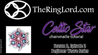 Celtic Star  Beginner Weave Series  TheRingLordcom [upl. by Palestine]