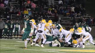 2019 DE Adam Berghorst Zeeland East highlights vs Zeeland West [upl. by Yrolg433]