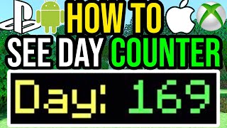 How To Enable Day Counter In Minecraft Bedrock No Mods Or Cheats [upl. by Savill756]