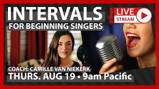 Easy Intervals For Beginner Singers  Part 1  30 Day Singer [upl. by Marilee]