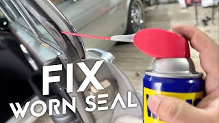 Repairing Torn Car Door Weatherstrip [upl. by Yud]