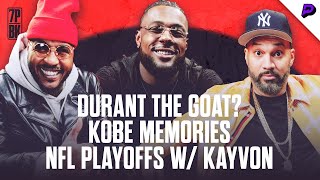 The GOAT Case for Durant Kobe Relationship NBAs Newest Rivalry amp NFL Talk with Kayvon Thibodeaux [upl. by Lalaj]