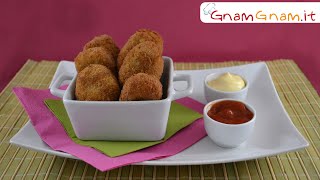 Crocchette di pollo  I tutorial di Gnam Gnam [upl. by Daberath]