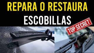 Limpia Parabrisas o Escobillas Reparalas o Restaura Con ESTE TIP [upl. by Nitram412]