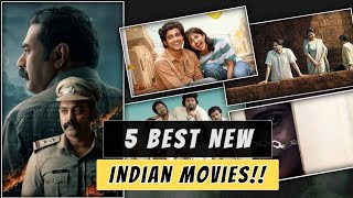 Top 5 Best INDIAN Movies On Netflix  Prime Videos 2024  New Indian Movies Of 2024 [upl. by Ynehpets]