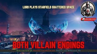 Starfield Shattered Space Both Villain Endings [upl. by Somerset724]