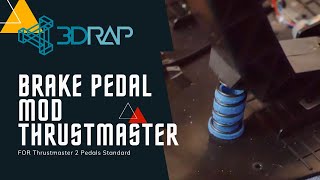 Brake Pedal MOD – Thrustmaster 2 Pedals Standard [upl. by Shannan]