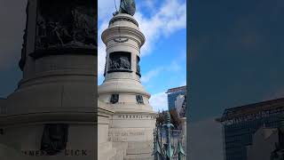 Pioneer Monument in the Memory of Emigrants who Survived amp Died in the Winter of 184647 San Fran [upl. by Avruch]