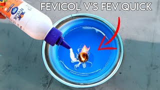 MIXING FEVICOL FEVI KWIK  Will It Make Super Glue [upl. by Azmuh]