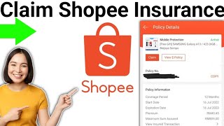 How To Claim Shopee Insurance 2025 [upl. by Acireh]