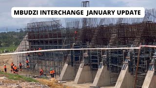 MBUDZI INTERCHANGE JANUARY UPDATE BRIDGES 4 AND 5 [upl. by Golter]