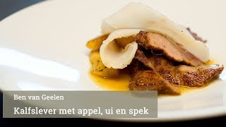 Kalfslever met spek ui en appel [upl. by Haley703]