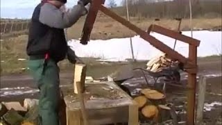 DIY wood splitter [upl. by Baumann]