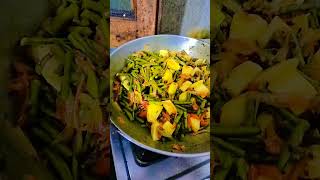 Alu beans dinner recipeodh li chunariya cooking food newsong viralvideo trending easyrecipe [upl. by Sachiko]