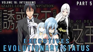 Executives Evolutionary Status  PART 5  Interviews  VOLUME 16 CHAPTER 2  Tensura LN Spoiler [upl. by Brunhilda]