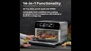 19QT18L Toaster Oven Air Fryer 14in1 Crisp Broil Bake Roast Rotisserie Toast Slow [upl. by Abana417]