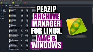 PeaZip is a FREE Archive Manager for Windows Mac amp Linux [upl. by Sheffie473]