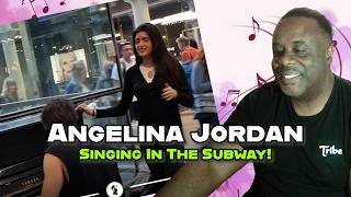 Angelina Jordans Stunning Subway Performance of Amy Winehouse’s Back to Black at St Pancras [upl. by Iel939]