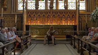 Galina Vale plays “Campanas del Alba” by E Sainz de la Maza live in Rippon Cathedral Uk [upl. by Oiramrej]