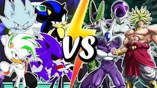 Fanon Sonic Villains VS DBZ Villains Sprite Animation [upl. by Aniluj]