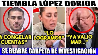 TIEMBLA EL INFELIZ REABREN CARPETA DE INVESTIGACION X EXTORSIÓN ¡PRESIDENTA CONFIRMA INFO [upl. by Durer]