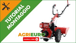 Motocoltivatore diesel pesante Diesse Minitriss  Motore Vulcan V245 montaggio [upl. by Blumenfeld]