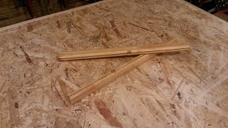 Making a rag rugging cutting gauge [upl. by Yhtorod384]