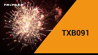 FAJERWERKI TXB091 150S 12 BATERIA F4 TRIPLEX FIREWORKS [upl. by Easlehc]