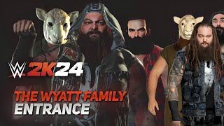 WWE 2K24 The Wyatt Family Full Official Entrance [upl. by Peppel425]