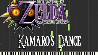 Zelda Majoras Mask  Kamaros Dance Synthesia [upl. by Obed]