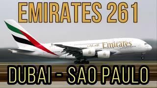 FSX  EMIRATES 261 DUBAI  SAO PAULO [upl. by Noswad365]