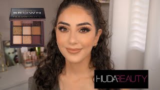 TRYING OUT THE NEW HUDA BEAUTY CHOCOLATE OBSESSIONS PALETTE  FULL FACE TUTORIAL [upl. by Burty]