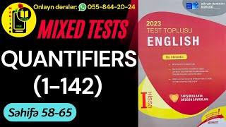 DİM YENİ TEST TOPLUSU 2023 İNGİLİS DİLİ  QUANTIFIERS Mixed Tests  1142  Tam İzah [upl. by Hadeis]