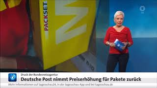 TV Doku Deutsche Post DHL nimmt Preiserhöhung für Pakete zurück [upl. by Fidellia]