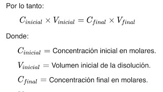 Diluciones seriadas  Química General [upl. by Russia]