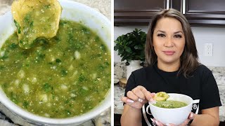 Salsa Verde Mexicana The Best Tomatillo Mexican Green Salsa for Tacos Sauce Taquera [upl. by Angell860]