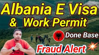 Albania E Visa amp Work Permit Visa Update 2023 Subhanconsultancy albaniavisa europe donkey dunki [upl. by Shore920]