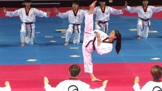 Corée du Sud performance de taekwondo dans un nouveau stade [upl. by Sharon]