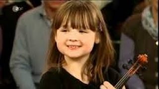 Laetitia Hahn 7y plays Oskar Rieding Violin Concerto in B Minor Op 35 [upl. by Lliw]